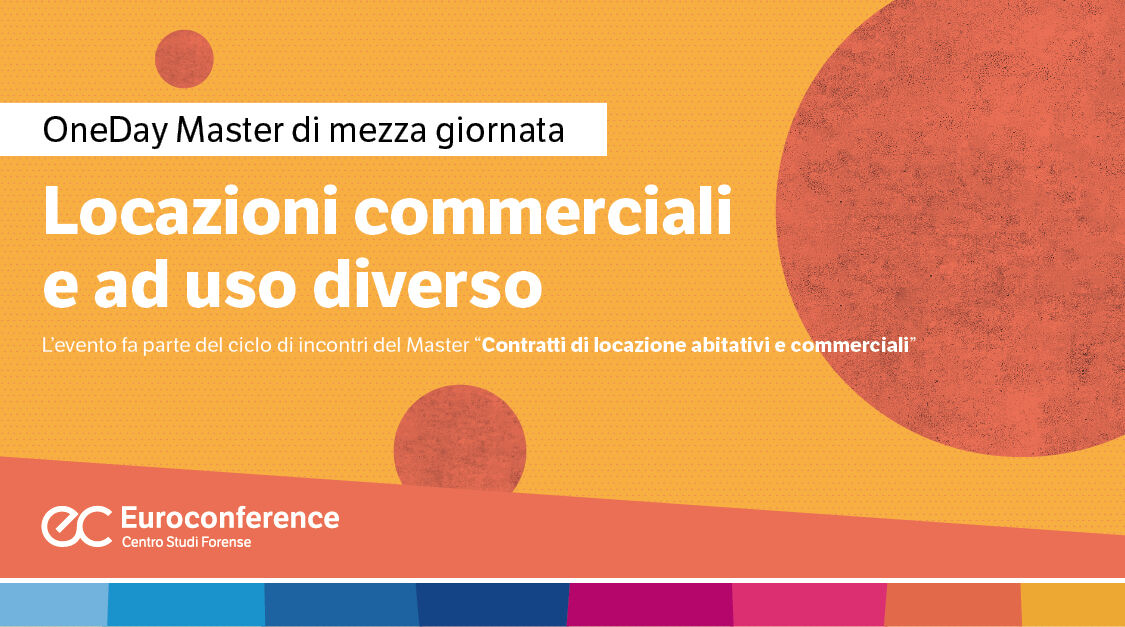 Immagine Locazioni commerciali e ad uso diverso | Euroconference